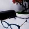 Miu Miu Chic Blue and Gold Frame
