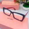 Miu Miu Black and Red Animal Skin Blend Frame