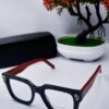 McQueen Black and Red Frame