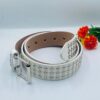 White Fashion Belt