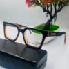 Zegna Black and Yellow Frame